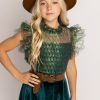 Anouk Top in Oil Slick Lace