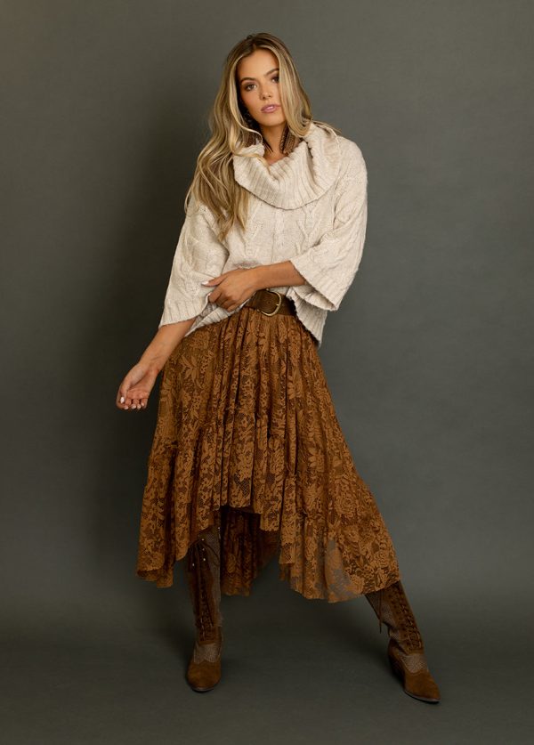 Leo Skirt in Latte - Image 3