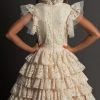 Anouk Petticoat Dress in Vintage Ivory - Image 5