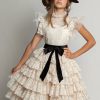 Anouk Petticoat Dress in Vintage Ivory