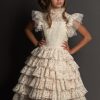Anouk Petticoat Dress in Vintage Ivory - Image 2