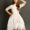 Audrah Petticoat Dress in Cream - Image 3
