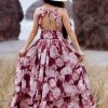 Catrin Dress in Warm Watercolor - Image 2