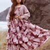 Catrin Dress in Warm Watercolor - Image 5