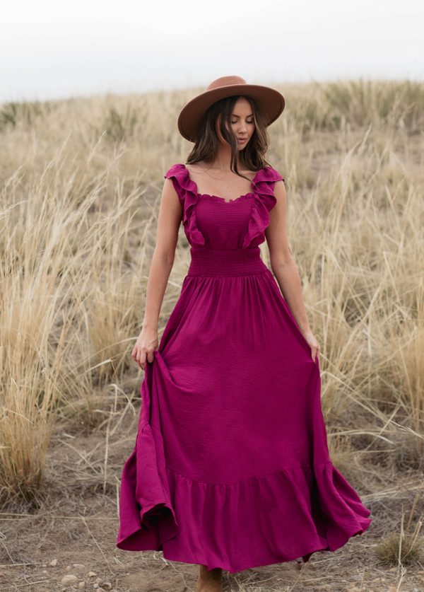 Dawn Dress in Raspberry - Image 6