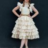 Anouk Petticoat Dress in Vintage Ivory - Image 9