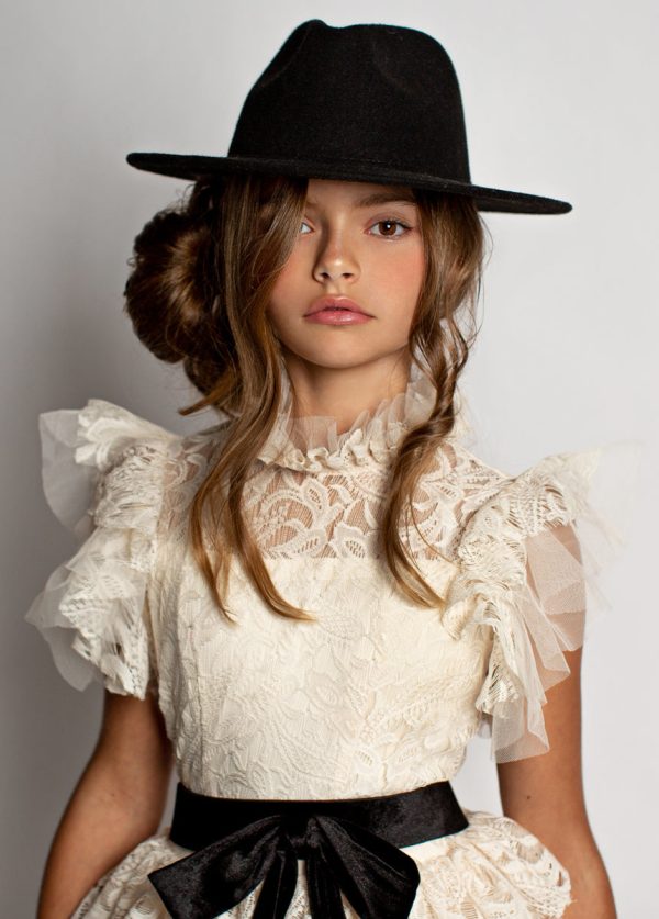 Anouk Petticoat Dress in Vintage Ivory - Image 8